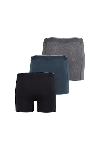Blackspade Erkek Boxer 3Lü Paket Tender Cotton 9673 - Siyah Antra Melanj Antrasit
