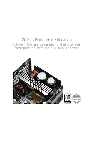 Rog-lokı-850p-sfx-l-gamıng White Edition 850w 80 Plus Platinum 120mm Full Modüler Gaming Oyuncu Power Supply