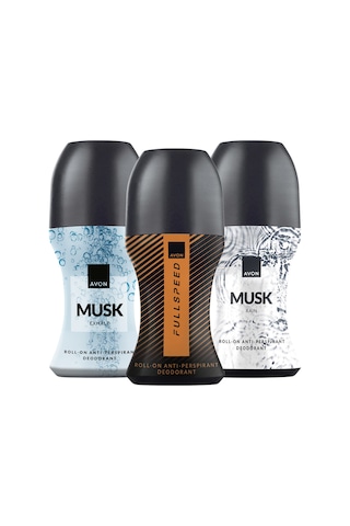 Full Speed Musk Rain Ve Musk Exhale Erkek Rollon Paketi