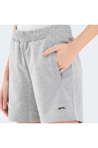 Slazenger RAMLAH I Kadın Cepli Gri Şort
