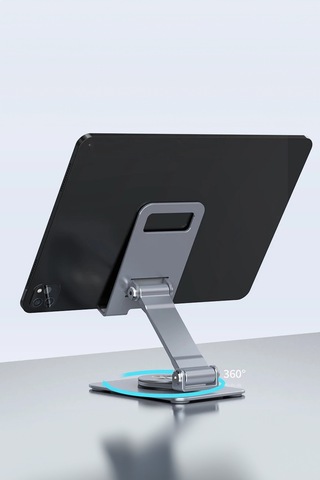 Thentech Akıllı Telefon Tablet Standı Metal Tam Tur Dönebilen Sağlam Güçlü Stand