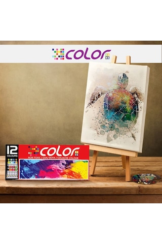 Colorbank Guaj Boya Seti 12'Li Çok Renkli