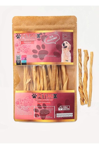 Burgu Çiğneme Kemikleri 100g Köpek Ödülü