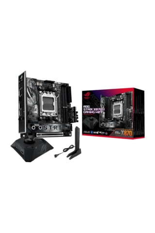 Asus ROG Strix X870-I Gaming WIFI AMD X870 8400 MHz (OC) DDR5 Soket AM5 Mini ITX Anakart