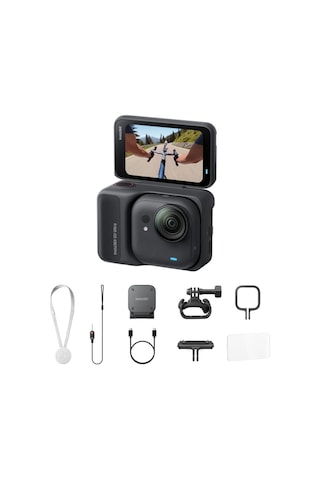 Insta360 Go Ultra Siyah Aksiyon Kamerası Premium Bisiklet Paketi Inst-cınsabea-pcbdl-b