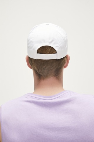 Bad Bear Logo Cap Off-white Beyaz Unisex Şapka - Beyaz