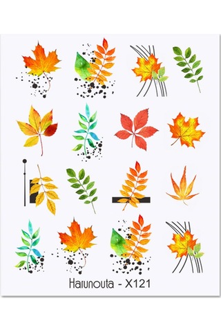 Su Transferli Nail Art Sticker X121 53013-21