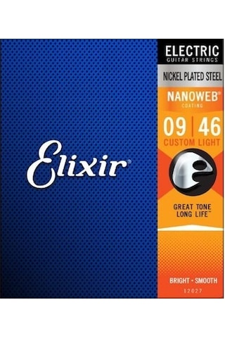 Elixir 009-046 Nanoweb Elektro Gitar Teli 12027