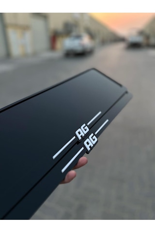 Baş Harflerinize Özel Kesim Full Pleksi Plakalık
