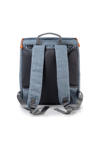 Geekyou 300d Polyester Çift Omuzlu Bebek Çanta - Su Geçirmez, Geniş Hafıza, Bebek Arabası Askısı + Bez Değişim Matı + Islak Çanta - Mavi Kot Mavi