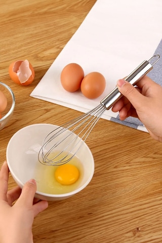 Paslanmaz Çelik Yumurtalık Sos Krema Çırpıcı Sos Karıştırıcı 40 Cm Çelik