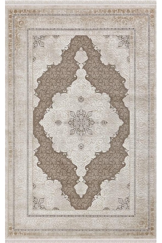 Merinos Halı Rodin 19771 080 Serisi Akrilik Salon Oturma Odası Halısı Kahve