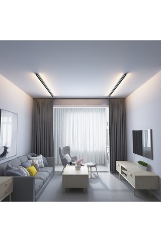 Moveevo 60cm Isı Işık Led Şerit Lambası - Oturma Odası Duvar Aydınlatması, Modern Minimalist Kuyruk/yatak Odası Armatürü Diğer