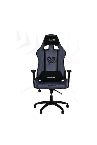 Rio Plus Balerion Terletmez Kadife Kumaş Antrasit Gaming Oyuncu Koltuğu -4 Gri