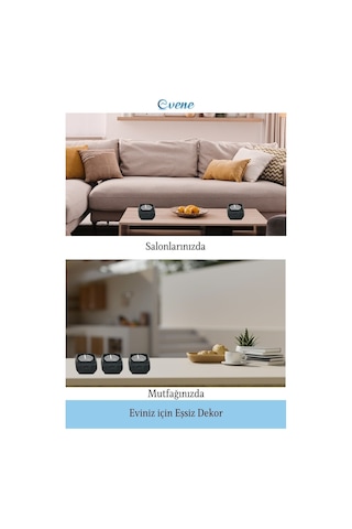 Eskitme Mumluk Şamdan Tealight Mum Uyumlu Mini Çizgili Çiçekli Model - Siyah