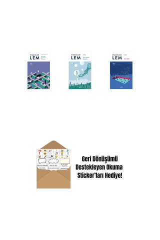 Küvette Bulunan Günce Sl14 + Gelecekbilim Kongresi Sl7 + Kör Talih Sl6 + Okuma Sticker'ları