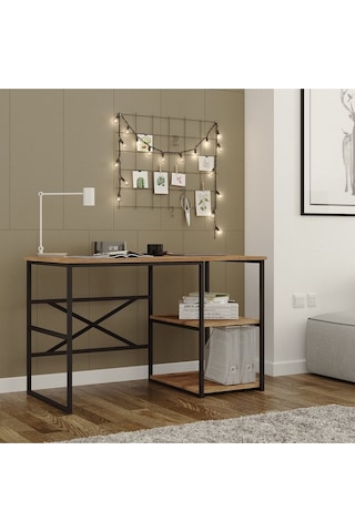 Corr Metal Çalışma Masası Siyah