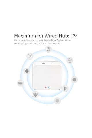 Samdoo Zigbee 3.0 Akıllı Ev Ağ Geçidi, Tuya Cihazları Ve Uygulaması İle Entegre, Alexa Ve Google Home Ses Kontrolü, 2.4ghz Wifi Desteği, Tyzg1