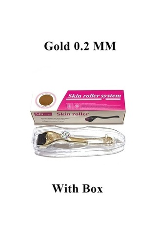 Altın 0.2mm Siyah Dermaroller Drs 540 Mikro Iğneler Derma Rulo Titanyum Mezoroller Mikroiğne Tıbbi Terapi Cilt Bakımı Aracı Tedavisi 0qxkvm Çok Renkli