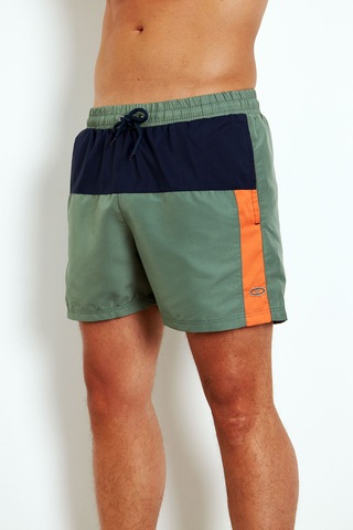 Enrico Ferry Erkek Haki Cepli Hızlı Kuruyan Deniz Şortu Edy2499h