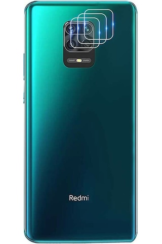 Xiaomi Redmi Note 9S / 9 Pro Kamera Lens Koruyucu Nano Cam Şeffaf