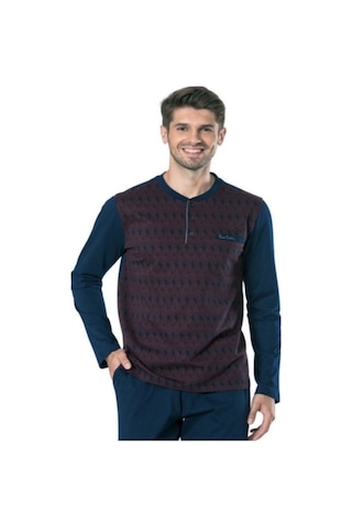 Pierre Cardin 5436 Damatlık Çeyizlik Jakarlı Pijama Takımı