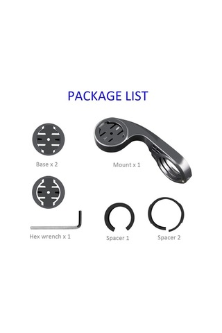 Novahub Bisiklet Gidonuna Montaj Aparatı - Siyah Pc & Tpu Malzemeli Montaj Seti Siyah