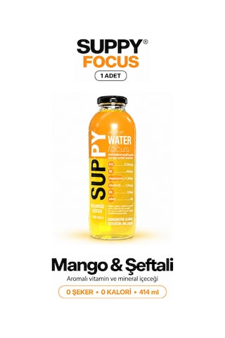 Suppy Vitamin Water Focus 414 Ml