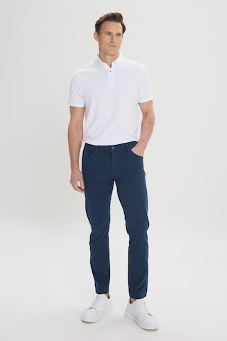 Ac&Co / Altınyıldız Classics Slim Fit Dar Kesim Pamuklu Esnek Chino Erkek Pantolon - Lacivert