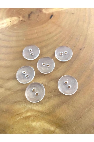 15 Mm Şeffaf Nevresim Düğmesi 50 Adet
