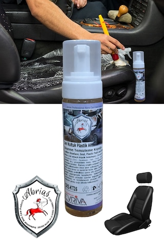 Abrias Deri Koltuk Döşeme Plastik Ve Detay Temizleme Köpüğü 250ml