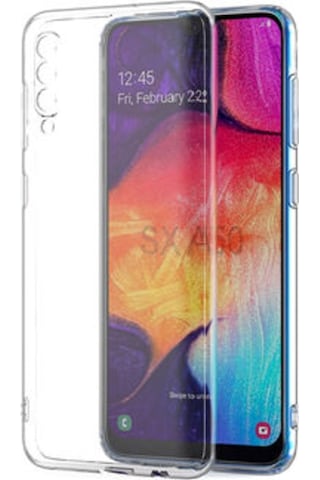 Samsung Uyumlu A50 Kilif Seffaf Silikon Kamera Korumali 3D Tipali 391753922