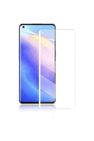 Microcase Oppo Reno 5 Pro 5G Full Ekran Koruyucu Curved 3D Pet Film