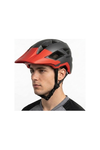 Asistan Ks-30 L 58-61cm Titanyum Kırmızı Bisiklet Kaskı