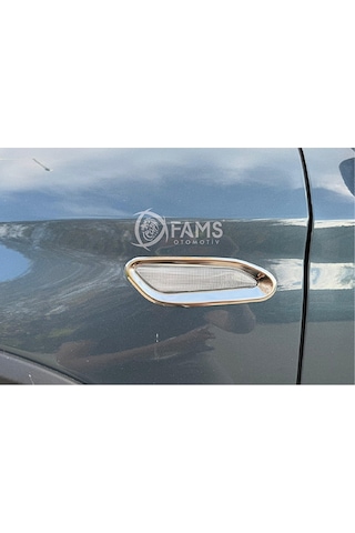 Fiat Egea Krom Sinyal Çerçevesi 2 Prç 2015 Üzeri Paslanmaz Çelik