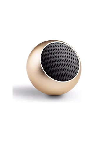 Geeroyoo Altın Mini Taşınabilir Bluetooth Hoparlör - Tws Bağlantı,免提 Mikrofonlu, 4w Ses Gücü