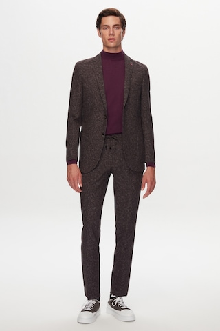 D's Damat Ds Damat Slim Fit Kahverengi Baskılı Kırışmayan Sihirli Takim Elbise 1hc05ım05577m Kahverengi