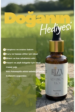 Hiza Herbal Care Doğal Kantaron Yağı 30 ML