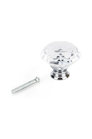 8 Adet Elmas Desenli Kulp 40mm Mutfak Banyo Dolap Düğmesi Huiliang