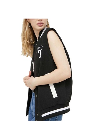 Tjw Zıp Off Sleeve Letterman- Siyah