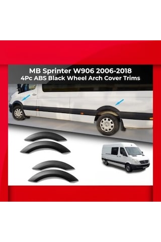 Vw Crafter 2007 2017 Dodik - Crafter Çamurluk Koruması - Crafter Dodik 4 Prç