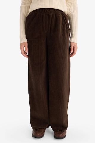Defacto Kız Çocuk Wide Leg Fitilli Kadife Pantolon E8295a825wnbn304 Kahve-bn304