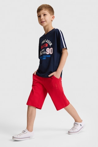 U.S. Polo Assn. U.s. Polo Assn. Erkek Çocuk Kırmızı Şort Örme 50320517-vr171 Basıc Kırmızı