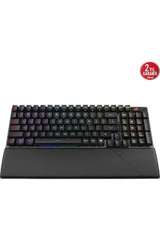 Asus Rog Strix Scope Iı 96 Nx Snow Switch Rgb Siyah Kablosuz Eng-q Mekanik Gaming Klavye