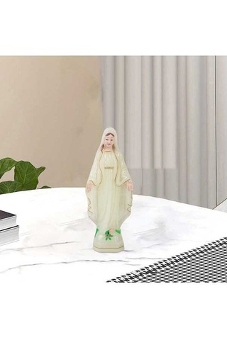 Opulentliving Suntek Kutsal Meryem Heykelcik, 10cm, Karakter Dekorasyonu, Ev Ve Ofis İçin, Mükemmel Hediye 10cm