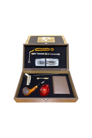 Pipsan Pipo Ahlat Ağacı Balsa Filitreli Çakmaklı Cüzdan Bileklik Tesbih Set 605738-509162