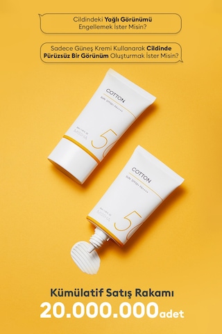 Missha Yağlanma Eğilimi Gösteren Ciltler Için Mat Bitişli Güneş Kremi All Around Safe Block Cotton Sun