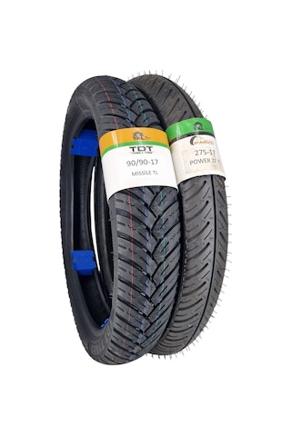 90/90-17 Ve 275-17 Tubeless - Dubleks Missile/power Lastik Takımı