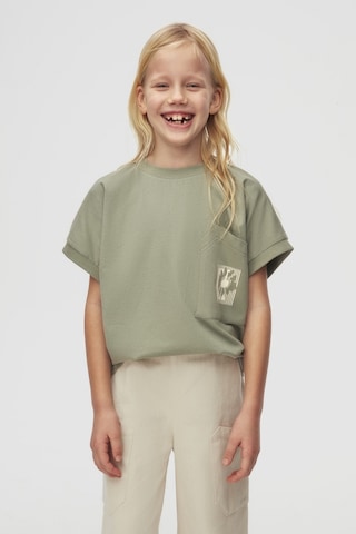 Nk Kids Asimetrik Cepli Kız Çocuk T-shirt 38412 Yeşil