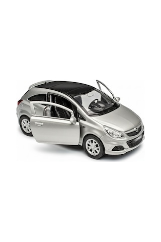 Gri 1:34 Ölçek Die Cast Kapıları Açılır Lisanslı Opel Corsa Opc Oyuncak Metal Model Araba Çok Renkli